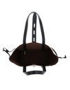 FURLA Net Tote Bag M Greige + Cognac h + Nero