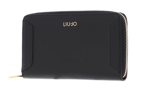 LIU JO Aledis Zip Around Wallet XL Nero