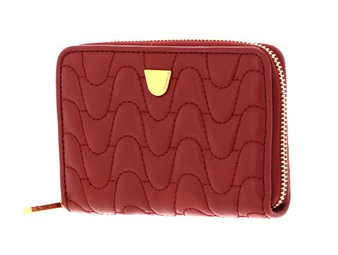 COCCINELLE Clivia Matelasse Zip Around Wallet Acero