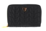 COCCINELLE Clivia Matelasse Zip Around Wallet Noir COCCINELLE Clivia Matelasse Zip Around Wallet Noir