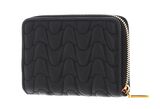 COCCINELLE Clivia Matelasse Zip Around Wallet Noir COCCINELLE Clivia Matelasse Zip Around Wallet Noir
