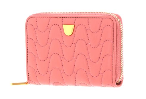 COCCINELLE Clivia Matelasse Zip Around Wallet Camelia