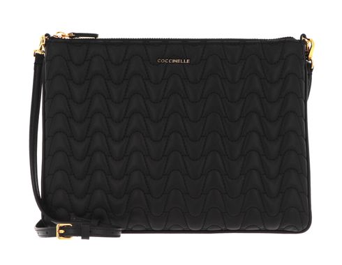 COCCINELLE Best Matelasse Crossbody Bag Noir