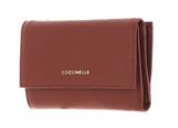 COCCINELLE Metallic Soft Wallet Grainy Leather Brule COCCINELLE Metallic Soft Wallet Grainy Leather Brule