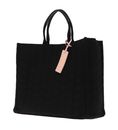 COCCINELLE Never Without Bag Nylon Matelasse Handbag Noir / Noir COCCINELLE Never Without Bag Nylon Matelasse Handbag Noir / Noir