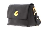 COCCINELLE Liya Shoulder Bag Bark / Noir COCCINELLE Liya Shoulder Bag Bark / Noir