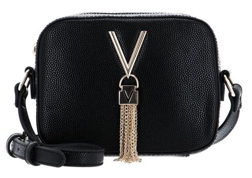 VALENTINO Divina Lady Crossover Bag Nero / Gold