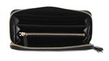 COCCINELLE Tassel Zip Around Wallet Noir COCCINELLE Tassel Zip Around Wallet Noir
