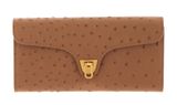 COCCINELLE Beat Ostrich Wallet Nocciola COCCINELLE Beat Ostrich Wallet Nocciola