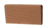 COCCINELLE Beat Ostrich Wallet Nocciola COCCINELLE Beat Ostrich Wallet Nocciola