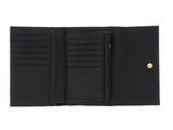 COCCINELLE Myrine Wallet Grained Leather Noir
