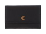 COCCINELLE Myrine Wallet Grained Leather Noir