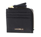 COCCINELLE Tassel Ostrich Credit Card Holder Noir COCCINELLE Tassel Ostrich Credit Card Holder Noir