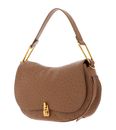 COCCINELLE Magie Ostrich Handbag Nocciola COCCINELLE Magie Ostrich Handbag Nocciola