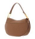 COCCINELLE Magie Ostrich Handbag Nocciola COCCINELLE Magie Ostrich Handbag Nocciola