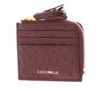 COCCINELLE Tassel Ostrich Credit Card Holder Carruba COCCINELLE Tassel Ostrich Credit Card Holder Carruba