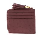 COCCINELLE Tassel Ostrich Credit Card Holder Carruba COCCINELLE Tassel Ostrich Credit Card Holder Carruba