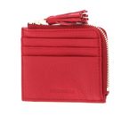 COCCINELLE Tassel Credit Card Holder Ruby