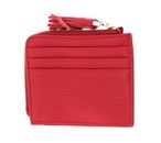 COCCINELLE Tassel Credit Card Holder Ruby