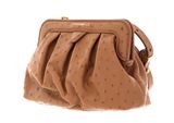 COCCINELLE Diletta Ostrich Mini Bag Nocciola COCCINELLE Diletta Ostrich Mini Bag Nocciola