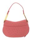 COCCINELLE Magie Ostrich Handbag Camelia