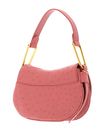 COCCINELLE Magie Ostrich Handbag Camelia