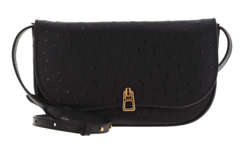 COCCINELLE Magie Ostrich Mini Crossover Bag Noir