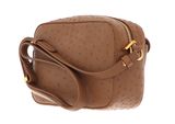 COCCINELLE Beat Ostrich Camera Bag Nocciola COCCINELLE Beat Ostrich Camera Bag Nocciola