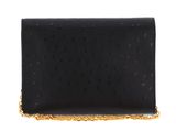 COCCINELLE Beat Ostrich Handbag Noir COCCINELLE Beat Ostrich Handbag Noir