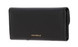 COCCINELLE Magie Smooth Flap Wallet Noir COCCINELLE Magie Smooth Flap Wallet Noir