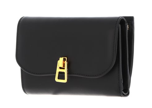 COCCINELLE Magie Smooth Flap Wallet Noir