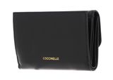 COCCINELLE Magie Smooth Flap Wallet Noir COCCINELLE Magie Smooth Flap Wallet Noir