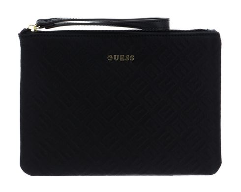 GUESS Lorey Nylon Flat Top Zip Black