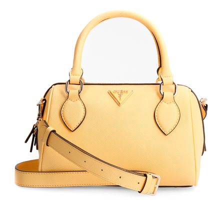 GUESS Noelle Box Satchel Pale Peach