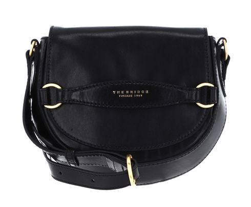 THE BRIDGE Bettina Crossbody Bag S Nero / Oro