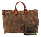 CAMPOMAGGI Crocus Shopping Bag L Bronzo - T / Cognac + St. Nera