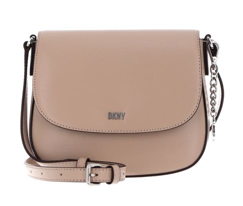 DKNY Bryant Saddle Bag Toffee / Silver