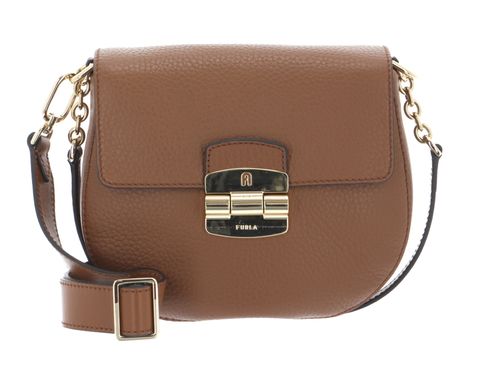 FURLA Club 2 Mini Crossbody Cognac H