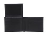 PIQUADRO Black Square Horizontal Men´s Wallet With Document´s Holder RFID Black
