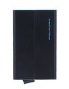PIQUADRO Blue Square Compact Wallet With Single Slider RFID Blu Notte PIQUADRO Blue Square Compact Wallet With Single Slider RFID Blu Notte