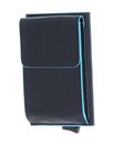 PIQUADRO Blue Square Compact Wallet With Single Slider RFID Blu Notte PIQUADRO Blue Square Compact Wallet With Single Slider RFID Blu Notte