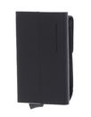 PIQUADRO Black Square Compact Wallet With Single Slider RFID Nero
