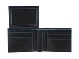PIQUADRO Blue Square Horizontal Men´s Wallet With Document´s Holder RFID Nero PIQUADRO Blue Square Horizontal Men´s Wallet With Document´s Holder RFID Nero