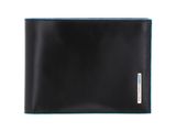 PIQUADRO Blue Square Horizontal Men´s Wallet With Document´s Holder RFID Nero PIQUADRO Blue Square Horizontal Men´s Wallet With Document´s Holder RFID Nero