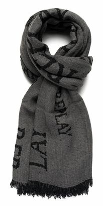 REPLAY Scarf Washed Black