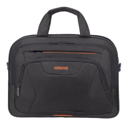 American Tourister At Work Laptop Bag 15.6" Black / Orange