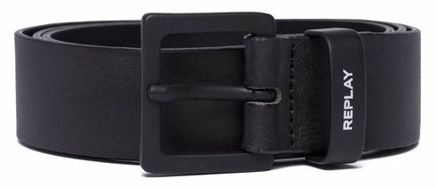 REPLAY Leather Belt W105 Black
