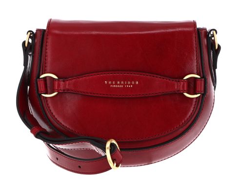 THE BRIDGE Bettina Crossbody Bag S Rosso Ribes / Oro