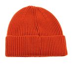 Calvin Klein CKJ Institutional Patch Beanie Coral Orange