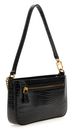 GUESS Katey Croc Mini Maimie Top Zip Shoulder Bag Black